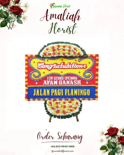 Bunga Papan Congratulation di Pecatu
